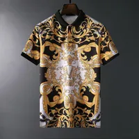 2021 Fashion polos t-shirt men Casual t shirt Embroidered Medusa Cotton polo Shirt High street collar shirts M-3XL#51 Yc