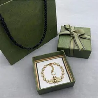 Designer Bienen Kupferkristallarmband Diamant Vintage Gold mit Kasten perfekt für Männer und Frauen Geschenk geben 1121a313w
