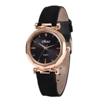 Kvinnors klockor Nya varumärken 36mm med Crystal Wrist Watch Armband Rhinestone Exquisite Leather Casual Analog
