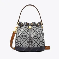 2022 Дизайнерская сумка для ведра женщин на плечах сумочка T Mono Жаккард Берч дизайнеры дизайнеры сумочки сумочки мешки с кросс -кусочком кошельки 220813
