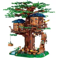 DIY 1013 PCS Alle seizoenen Treehouse City Bouwstenen Creator Tree House Room Home Bricks Set Kinderkinderen Kinderen speelgoed Gift AA2203172125