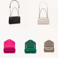 New Wave Chain Bag Bags Vand Bags Women Classic Vintage Luxury Designers Crossbody Single Shoulse Pattern Mensaje Bolss M58552 Alta calidad