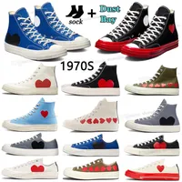2021 classic casual men womens canvas shoes CDG PLAY x&#132Converse 1970s star Sneakers chuck 70 chucks 1970 Big Eyes Sneaker platform stras shoe Jointly Name campus