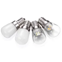 2pcs E14 LED Fridge Light Bulb 2W Refrigerator Light AC220V Glass Bulb 2835 SMD Corn Lamp For Freezer sewing machine Lighting H220428