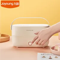 Joyoung Electric Heated Lunch Boxes 220V Portable Food Container 1.5L Double Layers Stainless Steel Rice Cooker Multi Cooking Pot
