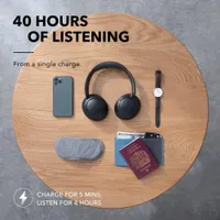 Soundmaster kulaklıklar Life Hybrid Aktif Gürültü Kablosuz Bluetooth kulaklıkları birden fazla modlu Hi-Res Ses 40H