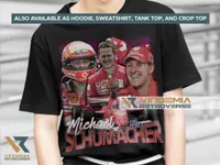 Heren t shirts Michael Schumacher 90s vintage bootleg unisex rap t-shirt grand prix
