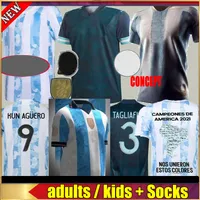 Speler + Fans Versie Argentinië Soccer Jersey Top Thaise Kwaliteit 21 22 Thuis 1986 Voetbal Shirts 2021 2022 Dybala Lo Celso Maradona