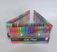 Flash Creative 100 Colors Gel Set Glitter Gel Pen for Colling Colling Books Journals Drawing Doodling Art