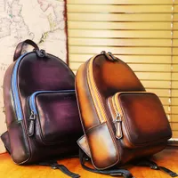 Backpacks Explorer Medium Leder Rucksack Universal Wraping Herrenbag Fashion Casual Work Travel Outdoor