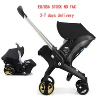 Baby Stroller 3 w 1 wózek z siedzeniem samochodowym nowonarodzone dziecko śpiący koszyk komfortowy