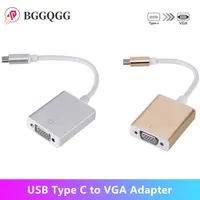 BGGQGG USB 3.1からVGAアダプタータイプCへのTo MacBook Surface Pro Hot Sales USB CからVGAのコンバーターへの販売USB C