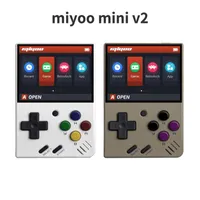 Portable Game Players Miyoo Mini V2 2.8 Inch IPS Screen Retro Video Gaming Console Open Source Handheld For FC GBA PS Kids GiftPortable