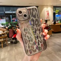 Colorful Lips Paper Bling Phone Cases For Iphone 13 Pro Max Phone13 12 Mini 11 XR XS X 8 7 Laser Mouth Changing Color Clear Glitter Sparking Soft TPU Fashion Back Cover