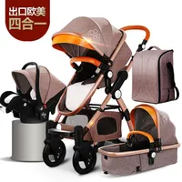 highend baby strollers 4 in 1 baby carriage eu market high quality stroller export gift newborn282T