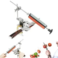 Taşınabilir Profesyonel Bıçak Keskinleştirici Mutfak Kalavması Öğütücü keskinleştirme Aracı Taşlar Tam Metal Sabit Açılı Hızlı Kalavatma