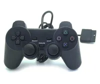 828DD PlayStation 2 Kablolu Joypad Joysticks Oyun Kontrolörü PS2 Konsolu Gamepad Çift Şok DHL tarafından