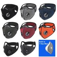 Cycling Sport Face Mask With Activated Carbon PM2.5 Anti-Pollution Dust Sport Running Training MTB Road Bike Reusable Adjustable M195A