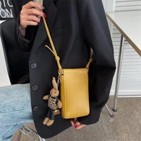 Shoulder Bags Small Women Phone Bag Leather Crossbody For Mobile To Hang Woman 2022 Female Handbag Designer Luxury BolsasShoulder