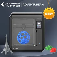 Flashforge 최신 3D 프린터 모험가 4 HEPA13 에어 필터 220*200*250mm 인쇄 크기 이력서 인쇄