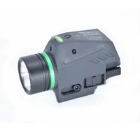 Ladlética LED táctica Vista láser roja verde para riel de 20 mm Mini Pistol Light Lanterna Airsoft Light281j