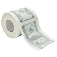 Zzidkd 1 cien dólar billete imprimido papel higiénico américa dólares estadounidenses novedoso novedad divertida 100 tp184m