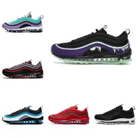 2022 Classic 97 Sean Wotherspoon 97S Mens Running Shoes Vapores Triple Branco Black Golf Nrg Lucky and Good MSCHF X INRI JESUS