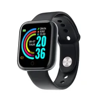 Y68 Smart Wristbands Watch Men Women Sport Bluetooth Wristband Blood Pressure Count Monitoring Heart Rate Fitness Bracelet Tracker