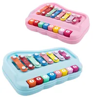 Edukacyjne dzieci z ośmioma tonami fortepianu grające na zabawki Baby Early Education Music Piano Toys