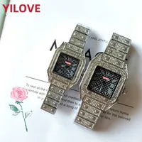 Luxury High Quality Couple Unisexe Designer Watch 40mm 34 mm carré cadran romain Designer Femmes pour hommes Clock Fly