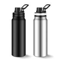 Creativity Sublimation Blanks Tumbler Water Bottle 500ml Stainless Steel  Straight Vacuum Flask Coffee Mug With LED Touch Display Temperature Gift  From Royalmart, $7.64