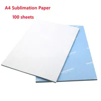 A4 Sublimation Blank Paper 100 Sheets Heat Transfer Paper Products for Modal T-shirt Baking Cup Hot Stamping Printing Paper B6