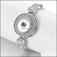 Charm Bracelets Jewelry Vocheng 10Pcs Lot Ginger Snaps Chain Bracelet Fit 18Mm Snap Charms Diy Exchange Women Gift Nn-756X10 Drop Delivery 2
