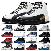 Jumpman 12 12s Basketball Shoes Men Royalty Utility Twist Lagoon Pulse Reverse Flu Game Dark Grey Concord University Gold Mens Trainers Sports Sneakers With Box