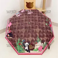 かわいいビッグキャノピー傘のヒップスターオートマチックデザイナーラグジュアリーサンマレラ高品質の屋外旅行マルチファクションウインドプルーフ雨の傘