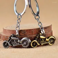 Keychains MIUOXION RETRO Personalidad motocicleta Keychain Fashion Car Bag Jewelry for Women cuentan con Namour Charm Gift All Seasons Ene
