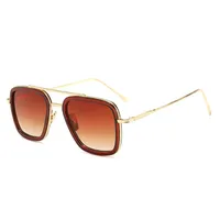 Sunglasses Fashion Retro Ladies Square Metal Frame Luxury Outdoor Leisure Driving UV400 SunglassesSunglasses