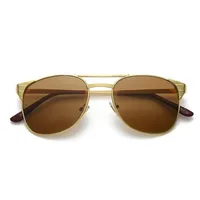 Vintage Men's Square Sunglasses Signet Metal Signet Design de haute qualité Driving Eyewear pour Mâle UV400233Z