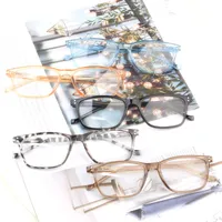 نظارة شمسية نظارات القراءة بونكامور الربيع مفصلات الرجال والنساء مريحة للنظارات البلاستيكية وصفة طبية ديوبتر نظارة 0-600