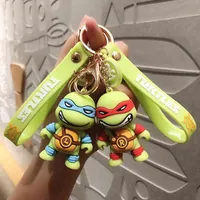 Keychains Cartoon Game Turtle Puppenschlüsselkette Einfache Autoanhänger Paar Tasche kleines Geschenk