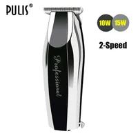 Pulis Professional Hair Clipper Electric Precision Trimmer 100 240V 충전식 대머리 헤드 면도기 홈 이발 도구 220712