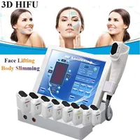 2020 portable 3D HIFU Machine face lifting wrinkle removal facial machine fat reduction body slimming HIFU machine234Q