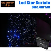 4M 5M LED Star Curtain RGBW RGB Colored LED Stage Backdrop LED Star Cloth for Wedding Decoration 90V-240V with DMX Controller213r