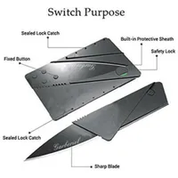 Lot Portable Credit Card Knives Folding Wallet Thin Pocket Survival Micro Knife