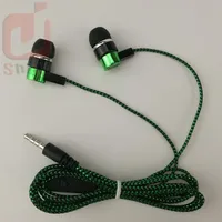 common cheap serpentine Weave braid cable headset earphones headphone earcu290J