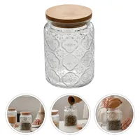 Storage Bottles & Jars Retro Tea Canister Multi-function Glass Household Home AccessoryStorage JarsStorage