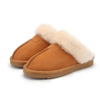 2022 Pantons de coton chaud WGG de haute qualité hommes et femmes bottes de neige Boots Designer Indoor Slipper 15Color
