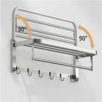 Customized family bathroom hanger bath rack clothing rack multi-functional brand high-end configuration11243a