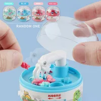 Capsule Toy Mini Claw Machine Catch Dinosaur Game Cute Catcher Stress Relief Micro Dino Figures Small Prize for Kids Children 220702