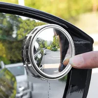 EPACKET 2 STKS Auto Ronde Frame Convex Blind Spot Mirror Wide-Angle 360 ​​Graden Verstelbare Clear Achteruitkijk Ahuxiliary Mirror Driving SA318B